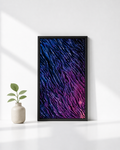 Violet Currents– 3D Thermocol Wall Art