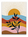 Sunset Layers – Modern Minimalist Wall Art