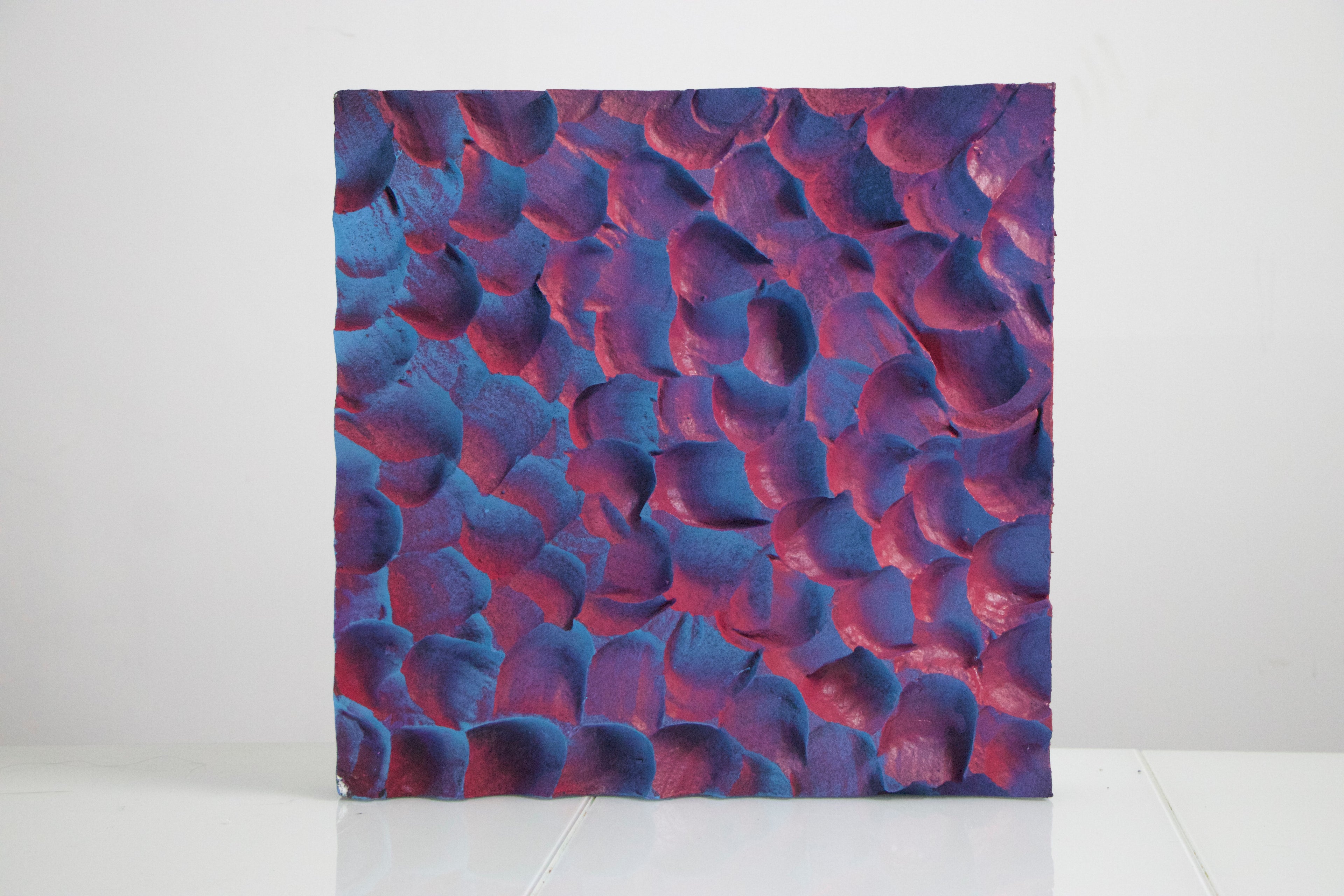 Velvet Petals – 3D Thermocol Wall Art